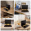Solid Wood Coin Display Stand Tabletop Wall-Mounted 1 Piece 7