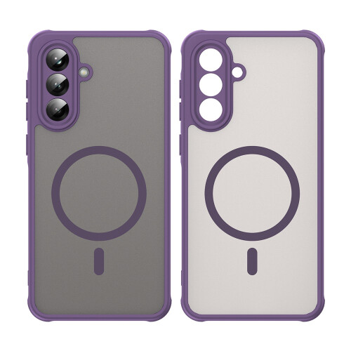 Magnetic Case for Samsung Galaxy A36 5G Purple Translucent 2