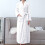 Women's Terry Cloth Bathrobe White Double Pockets 6