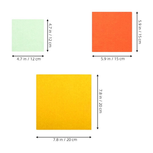 Japanese Origami Paper Kit Assorted Colors 100 Sheets 1