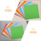 Japanese Origami Paper Kit Assorted Colors 100 Sheets 6