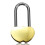 Personalized Double Heart Padlock Engraved for Valentine's 5