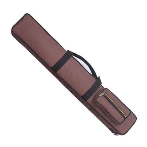 Billiards Pool Cue Case Oxford Cloth Pouch Coffee 1
