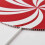 Candy Christmas Ornaments Set Red and White 4 pcs 4