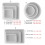 Reusable Epoxy Resin Silicone Molds Geometry Tray 3 pcs 3