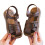 Children's Sandals Open Toe Breathable Rubber Sole Brown 4