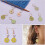Flower Stitch Markers Alloy Enamel 12 pcs 3