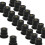 Rubber Motorcycle Windshield Nuts M6 20 Pack 6