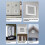 Air Outlet Vent Louver Cover Square Soffit Dryer Vent 2