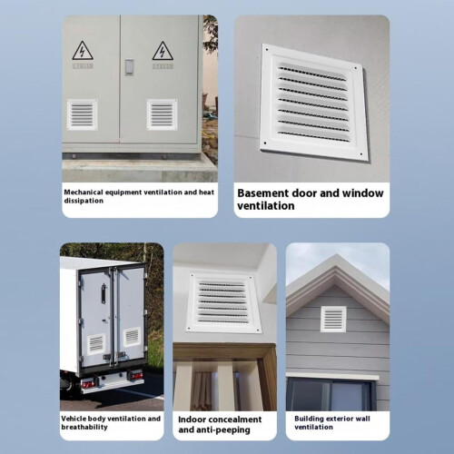 Air Outlet Vent Louver Cover Square Soffit Dryer Vent 1