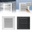 Air Outlet Vent Louver Cover Square Soffit Dryer Vent 4