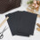 Leather Stiffener Sheets Black 10 pcs 7.87 x 11.8 in 5
