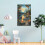 Sunset Cabin Canoe Canvas Print 20x30 inch Framed 4