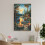Sunset Cabin Canoe Canvas Print 20x30 inch Framed 8