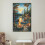Sunset Cabin Canoe Canvas Print 20x30 inch Framed 7