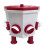 Gravity-Fed Chicken and Duck Feeder, Automatic Poultry Feeder Poultry Feed Barrels No-Tools Assembly 1