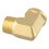 Brass 90-Degree Elbow Fitting 1/8 1/4 3/8 1/2 NPT 6