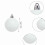 Christmas Ball Ornaments Blank White 24-Pack 5
