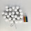 Christmas Ball Ornaments Blank White 24-Pack 6