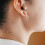 Sterling Silver Huggie Hoop Earrings 10mm 3
