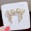 Pearl Drop Earrings with Bow Design for Women 5