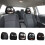 Cartoon Car Headrest Covers with Funny Eyes, 2-Pack 5