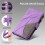 Purple PU Leather Folio Case for Samsung Galaxy S22 Plus 5G 6