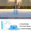 Silicone Bathtub Overflow Drain Cover Blue 7