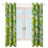 Floral Printed Window Curtains Blackout Thermal Insulated 3