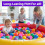 Ocean Ball Pit Toy Set Inflatable Plastic Balls 200 pcs 3