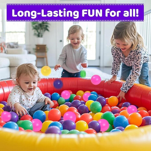 Ocean Ball Pit Toy Set Inflatable Plastic Balls 200 pcs 2