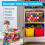 Ocean Ball Pit Toy Set Inflatable Plastic Balls 200 pcs 6