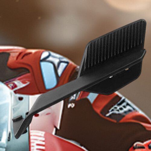 Motorcycle Rearview Mirrors with Reflector Spoiler 2PCS 2