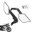 Motorcycle Rearview Mirrors with Reflector Spoiler 2PCS 4