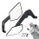 Motorcycle Rearview Mirrors with Reflector Spoiler 2PCS 5