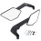 Motorcycle Rearview Mirrors with Reflector Spoiler 2PCS 6