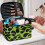 Cosmetic Bag Portable Travel Double Zipper Foldable 4