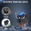 Waterproof 12V Rocker Switch SPST 3-Pin Blue LED 5 pcs 3