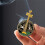 Shamisen and Crane Enamel Pin 1 piece 5