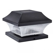 Superbright Welcome Security Light Set of 4 Solar 3 LED Post Lights