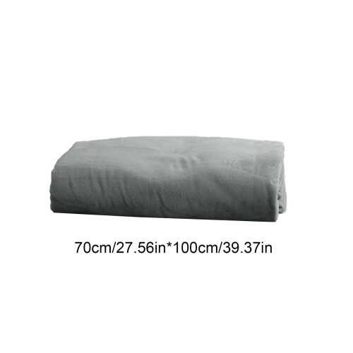 Fleece Blanket Plush Cozy Throw 27.6 x 39.4 in Black 2