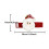 Christmas Drape Tie-Backs for Windows, 2-Pack 2