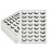 Russian Curl False Eyelashes Synthetic 16 Pairs 6