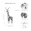 Giraffe Pendant Necklace Stainless Steel Ashes Keepsake 2