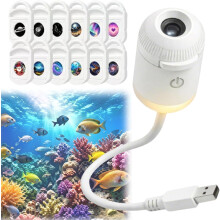 HD Smart Dynamic 5D Holographic Night Light Projector Plug and Play HD Star