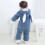 Baby Flannel Easter Romper with 3D Rabbit Ears and Hood 5