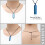 Paw Print Urn Necklace Bar Shape 1 Piece 3