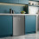 HYE 91L Under Counter Freezer, 55cm - Silver 7