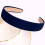 Women's Wide Elastic Headband Navy Blue 2