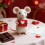 Handmade Wool Felt Mouse with Heart Balloon 1 PC 3